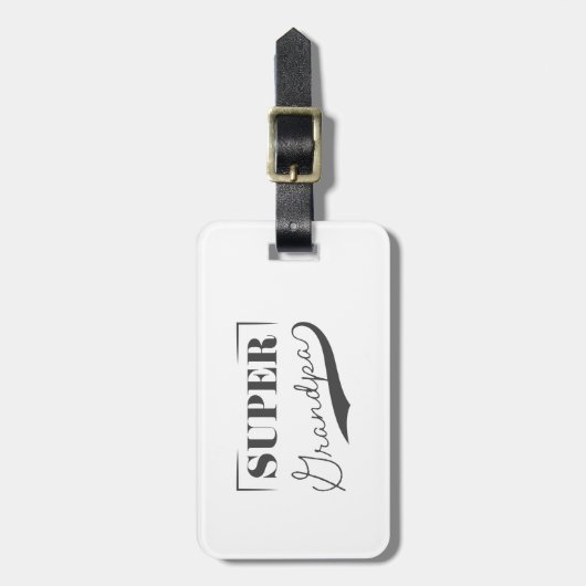 おじいちゃんすごい ラゲッジタグ (正面縦)