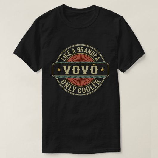 おじいちゃんだけの父親の日クールのギフトと同じようにVovo Tシャツ (デザイン正面)