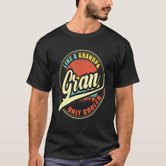 おじいちゃんだけみたいなメンズグラクールン Tシャツ (正面)