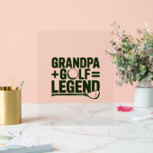 おじいちゃんってゴルフ見てよ アクリルサイン (ウェディング)