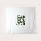 おじいちゃんってゴルフ見てよ タペストリー (正面(横))