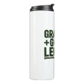 おじいちゃんってゴルフ見てよ タンブラー (回転左)