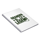 おじいちゃんってゴルフ見てよ ノートブック (右側)