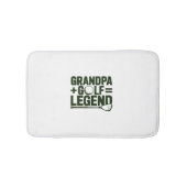 おじいちゃんってゴルフ見てよ バスマット (正面)
