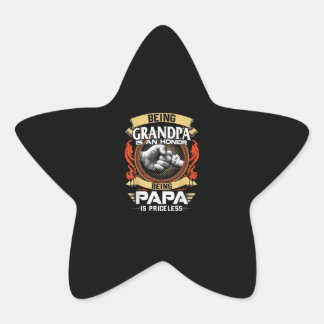 おじいちゃんというのは名誉でPaPaは高価だ 星シール