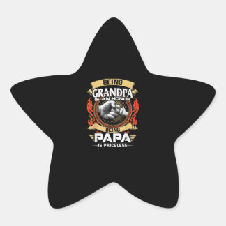 おじいちゃんというのは名誉でPaPaは高価だ 星シール