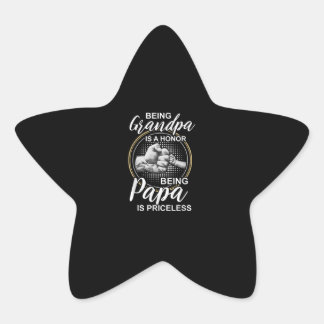 おじいちゃんというのは名誉でPaPaは高価だ 星シール