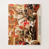 おじいちゃんとおばあちゃんからのクリスマスの挨拶 ジグソーパズル (縦)