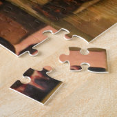 おじいちゃんとおばあちゃんからのクリスマスの挨拶 ジグソーパズル (側面)