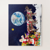 おじいちゃんとおばあちゃんからのクリスマスの挨拶 ジグソーパズル (縦)