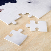 おじいちゃんとおばあちゃんからのクリスマスの挨拶 ジグソーパズル (側面)