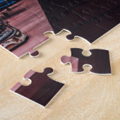 おじいちゃんとおばあちゃんからのクリスマスの挨拶 ジグソーパズル (側面)