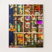 おじいちゃんとおばあちゃんからのクリスマスの挨拶 ジグソーパズル (縦)