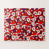 おじいちゃんとおばあちゃんからのクリスマスの挨拶 ジグソーパズル (横)