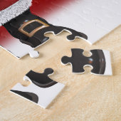 おじいちゃんとおばあちゃんからのクリスマスの挨拶 ジグソーパズル (側面)