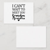 おじいちゃんとおばあちゃんに会うのが待ち遠しい ノートカード (正面/裏面)