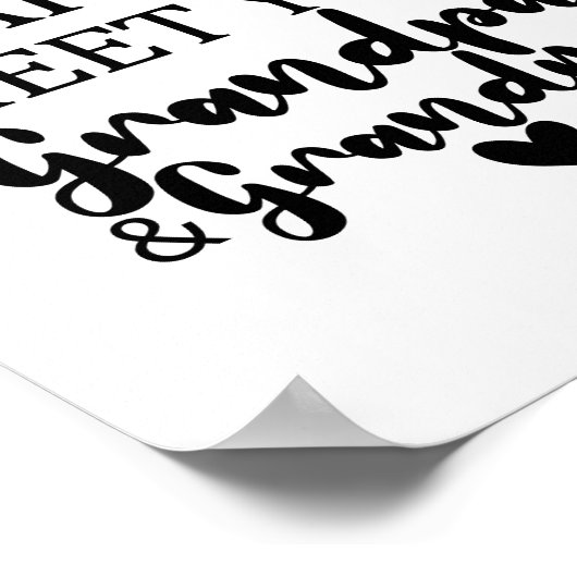 おじいちゃんとおばあちゃんに会うのが待ち遠しい ポスター (角)