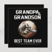 おじいちゃんと孫　最強のチーム 招待状 (正面/裏面)