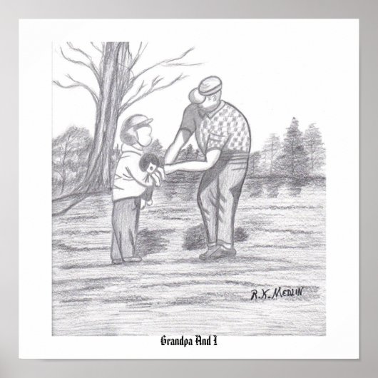 おじいちゃんと私 ポスター (正面)