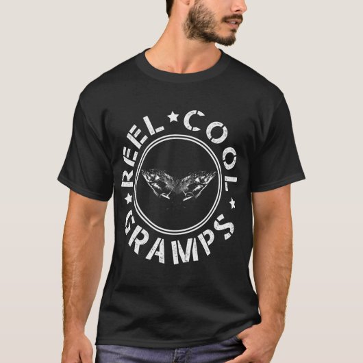 おじいちゃんと釣り Tシャツ (正面)