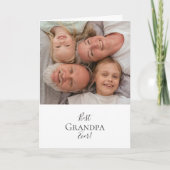 おじいちゃんにとって幸せ最高のな父の日よ！カード カード (正面)