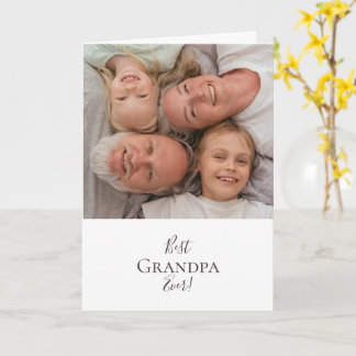 おじいちゃんにとって幸せ最高のな父の日よ！カード カード