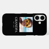 おじいちゃんになった年 ブラック 2枚の写真 Case-Mate iPhoneケース (裏面 (横))