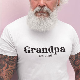 おじいちゃんになった年 Tシャツ