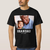おじいちゃんになった記念のフォト Tシャツ (正面)