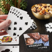 おじいちゃんになった記念の黒い写真 トランプ (インサイチュ)