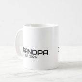 おじいちゃんになった記念ギフト コーヒーマグカップ (正面左)