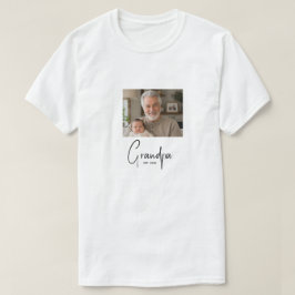 おじいちゃんになりましたギフト 写真 Tシャツ