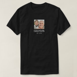 おじいちゃんになりましたフォトギフト Tシャツ