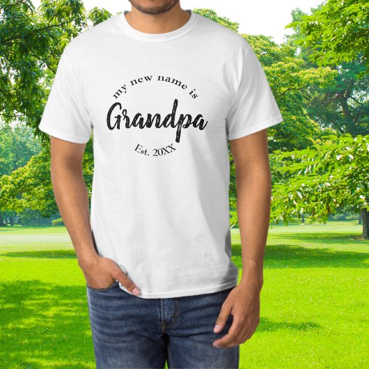 おじいちゃんになりました Tシャツ