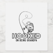 おじいちゃんになることに夢中になっている ワインラベル (シングルラベル)