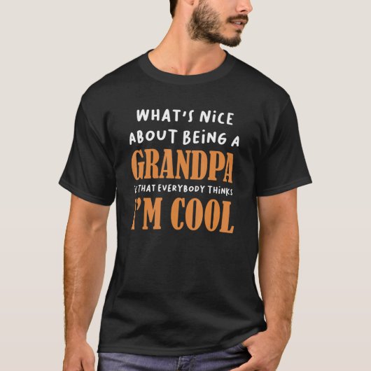 おじいちゃんになれって何が嬉しいの Tシャツ (正面)