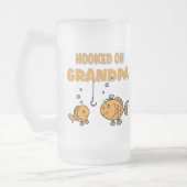 おじいちゃんにはまっている フロストグラスビールジョッキ (左)