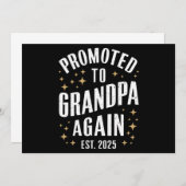 おじいちゃんにまた昇格 2025年近日祖父 案内状 (正面/裏面)