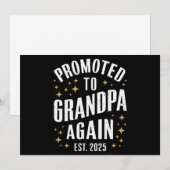 おじいちゃんにまた昇格 2025年近日 おじいちゃん 案内状 (正面/裏面)