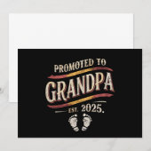 おじいちゃんに昇格2025 おじいちゃん認定2025 招待状 (正面/裏面)