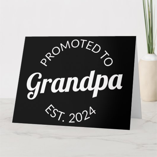 おじいちゃんに昇格 2024年予定 I カード (正面)