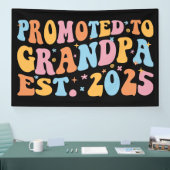 おじいちゃんに昇格 2025年予定III 横断幕 (トレードショー)