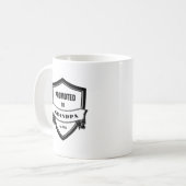 おじいちゃんに昇進 コーヒーマグカップ (正面左)