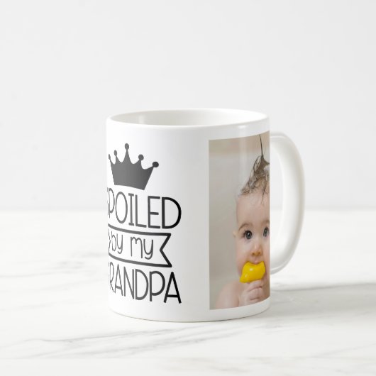 おじいちゃんに甘えて コーヒーマグカップ (正面右)