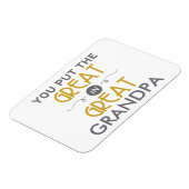おじいちゃんに素晴らし入れ素晴らしなさい マグネット (左側)