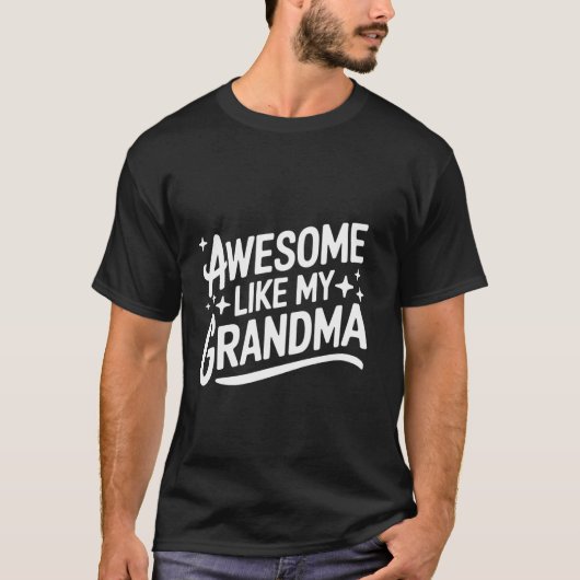 おじいちゃんに負けず劣らずすごいおばあちゃん 1 Tシャツ (正面)