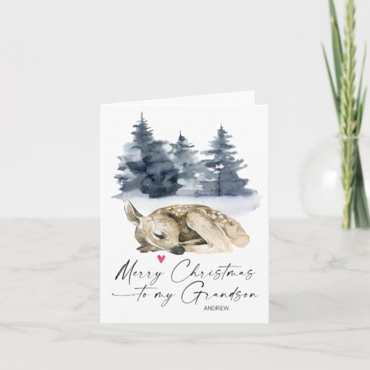 おじいちゃんのおじいちゃんのお目出とう カード (正面)