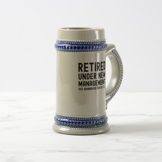 おじいちゃんのおじいちゃんの引退後のお母さんの日 ビールジョッキ (正面右)