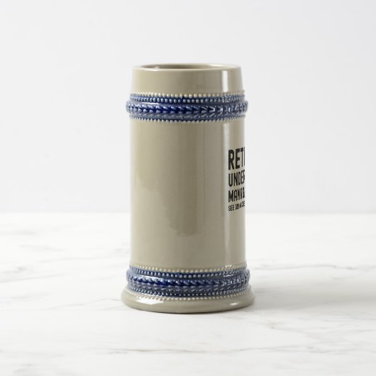 おじいちゃんのおじいちゃんの引退後のお母さんの日 ビールジョッキ (中央)