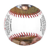 おじいちゃんのおばあちゃんから孫へカスタム2写真 野球ボール (裏面)